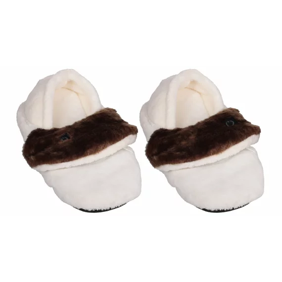 Thermo slippers papuci incalziti, alb