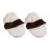 Thermo slippers papuci incalziti, alb