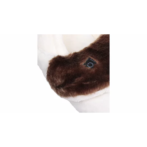 Thermo slippers papuci incalziti, alb