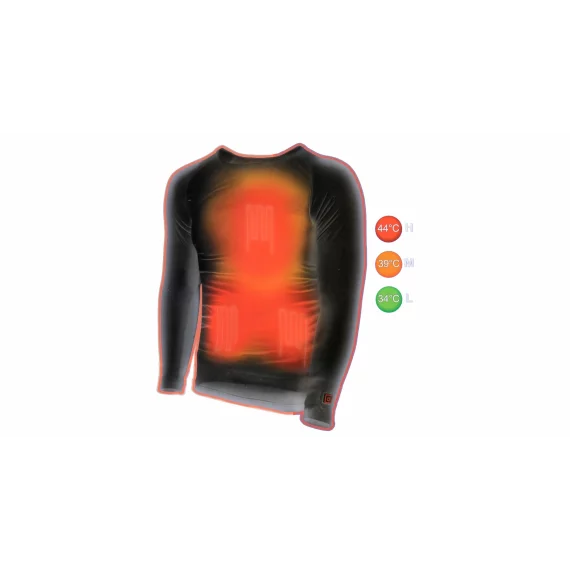 Thermo Undershirt bluza incalzita, neagra