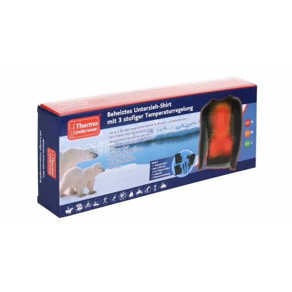 Thermo Undershirt bluza incalzita, neagra