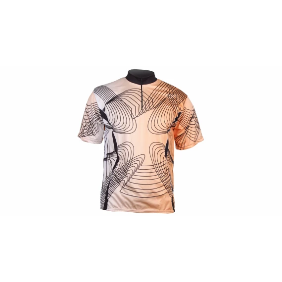 Tricou ciclism CS-01 portocaliu deschis