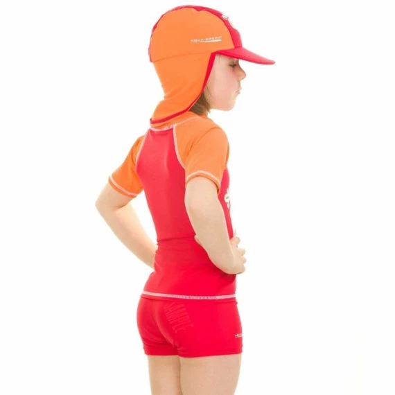 Tricou cu protectie UV Surf Club rosu