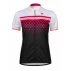 Tricou Diamond de ciclism, alb-roz