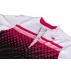 Tricou Diamond de ciclism, alb-roz