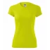 Tricou femei Fantasy galben neon