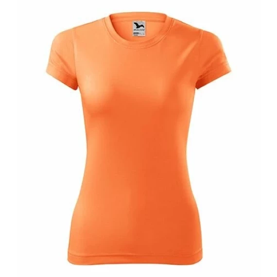 Tricou femei Fantasy mandarin neon