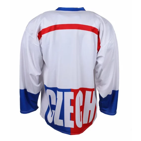 Tricou hochei CZ Nagano 1998, alb