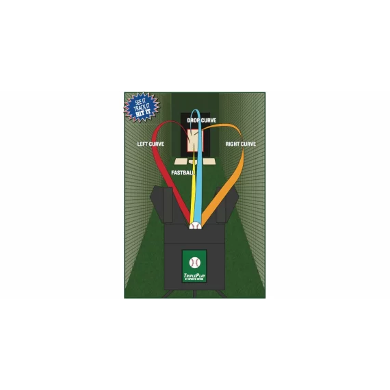 TriplePlay Plus baseball machine