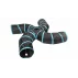 Tunel de agilitate  S Four-way negru-albastru