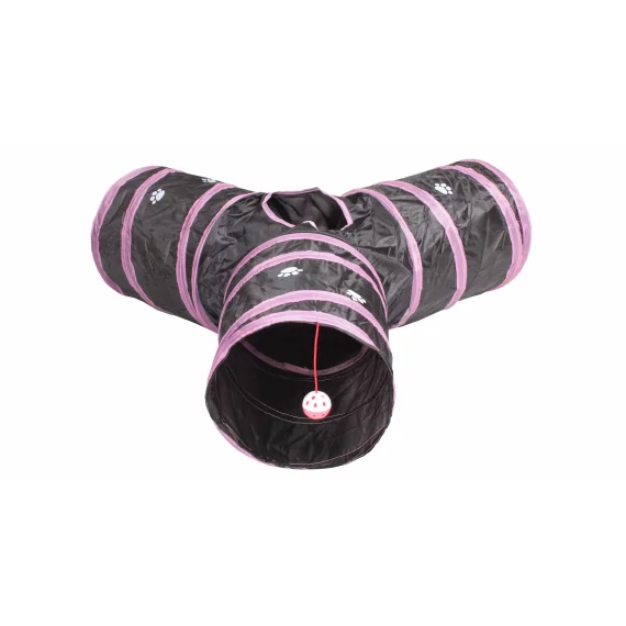 Tunel de agilitate Y Three-way negru