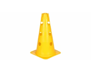 Con sport cu gauri pentru antrenament Merco Vario, 30 cm, galben