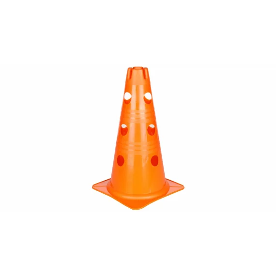 Con sport cu gauri pentru antrenament Merco Vario, 30 cm, portocaliu