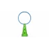 Con sport cu gauri pentru antrenament Merco Vario, 38 cm, verde