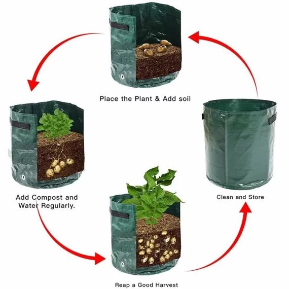 Veggie Bag sac de cultivare a legumelor 30 x 35cm