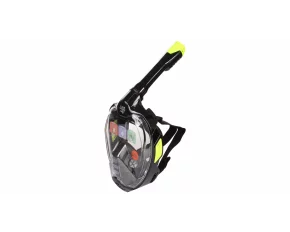 Masca de snorkeling Aqua Speed Veifa ZX, negru-galben