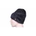 Velour caciula de iarna pentru copii, neagra
