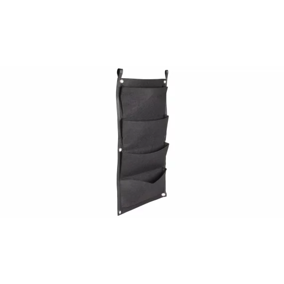 Vertical Grow Bag 4 sac de plantare pentru perete, negru