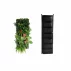 Vertical Grow Bag 7 sac de plantare pentru perete, negru