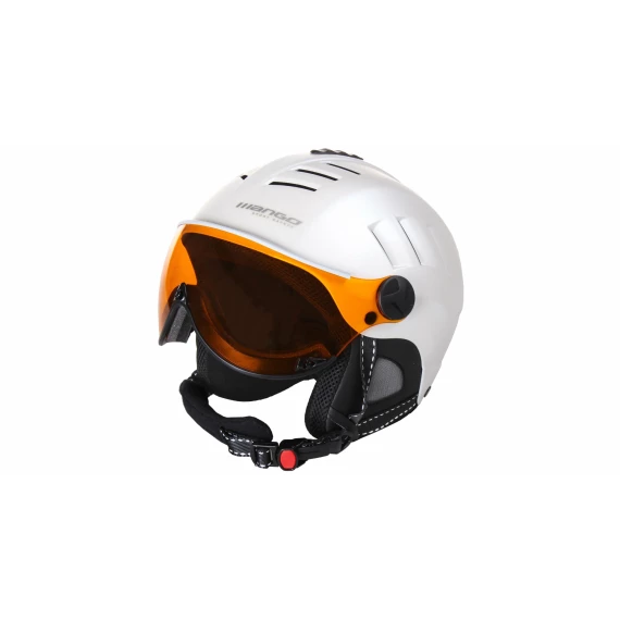 Volcano PRO casca de schi, alb perlat