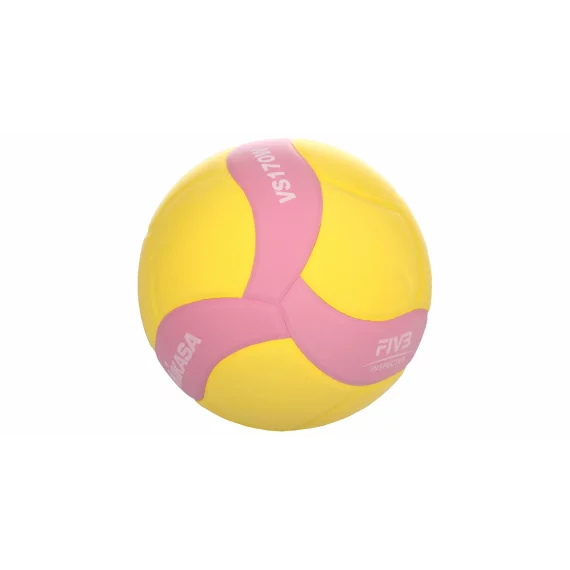 VS170W minge de volei ,roz-galbena