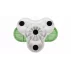 Waist Shape placa de talie divizata ,verde
