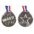 Winner Silver children&#039;s medal with ribbon