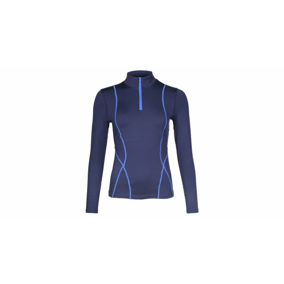 Women Warm lenjerie de corp termica pentru femei, albastru marin