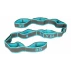 Yoga 9 Cell stretching banda de intindere, albastru
