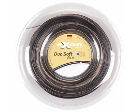 Duo Soft tennis string 200 m black-gold