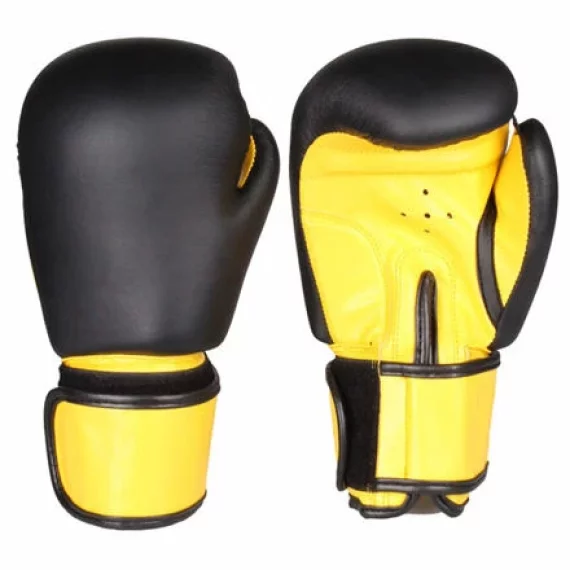 Manusi box Fighter, negru-galben