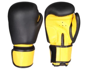 Manusi box Fighter, negru-galben
