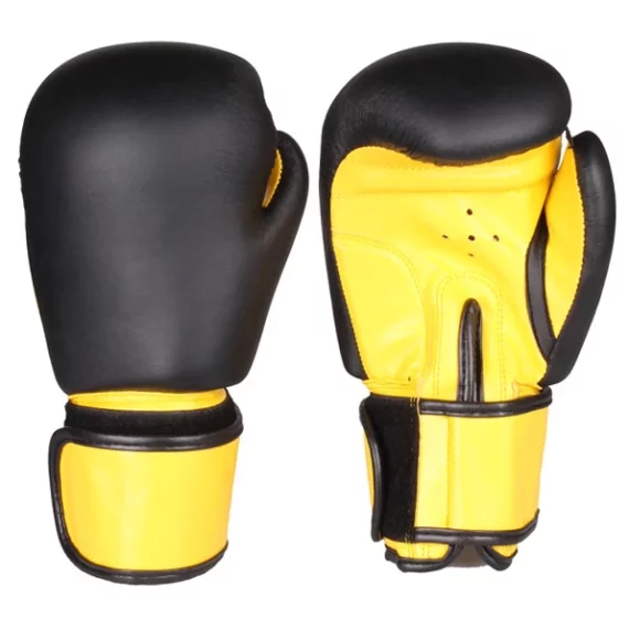 Manusi box Fighter, negru-galben