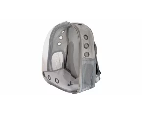 Petbag Rucsac transparent pentru animale de companie , gri