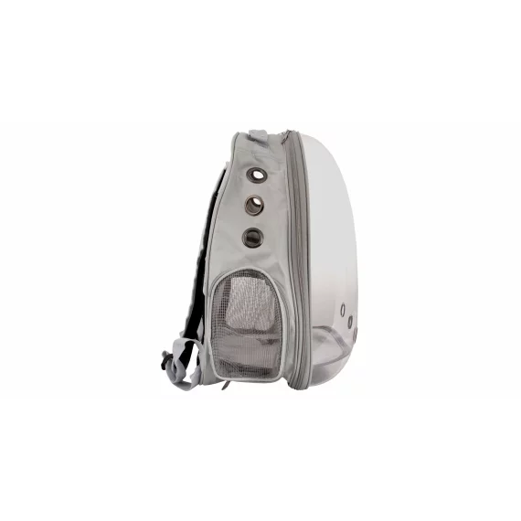 Petbag Rucsac transparent pentru animale de companie , gri