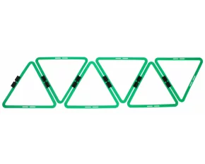 Set agilitate Triangle Ring, verde