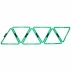 Set agilitate Triangle Ring, verde