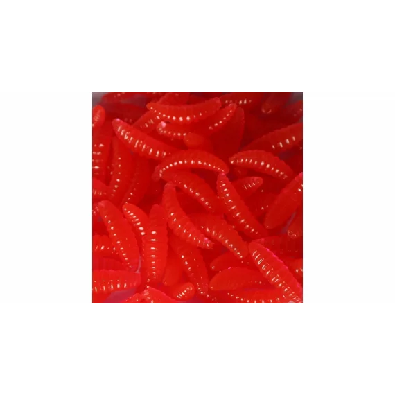 Bait Soft Worms bread worms 50 pcs red