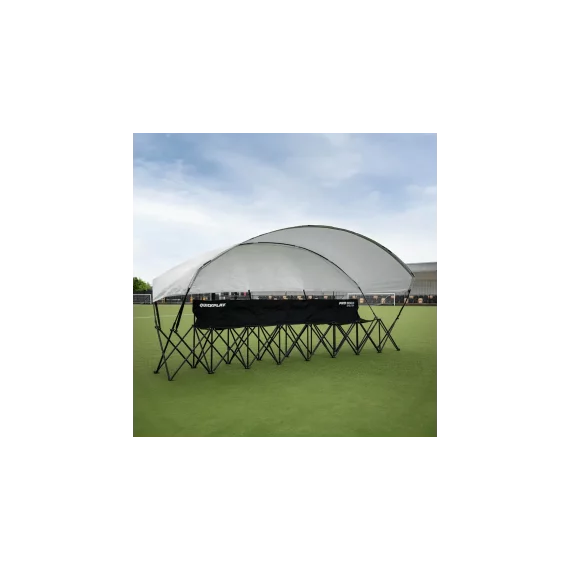 Banca de rezerve pliabila cu pavilion impermeabil, Pro Bench Shelter 6 locuri