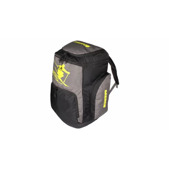 Rucsac pentru clapari si casca Skiboot Bag, negru-gri