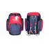 Rucsac pentru clapari si casca Skiboot Bag, albastru-rosu