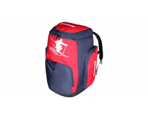 Rucsac pentru clapari si casca Skiboot Bag, albastru-rosu