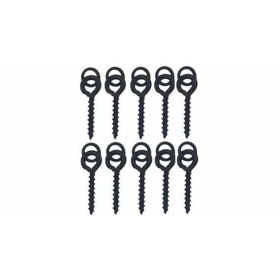 Bait Screw Round fishing accessories 10 pcs
