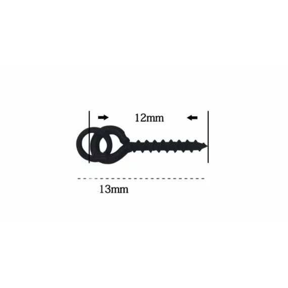 Bait Screw Round fishing accessories 10 pcs