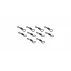 Pivoti cu schimbare rapida pentru pescuit, Quick Change Swivel 15, set 10 bucati