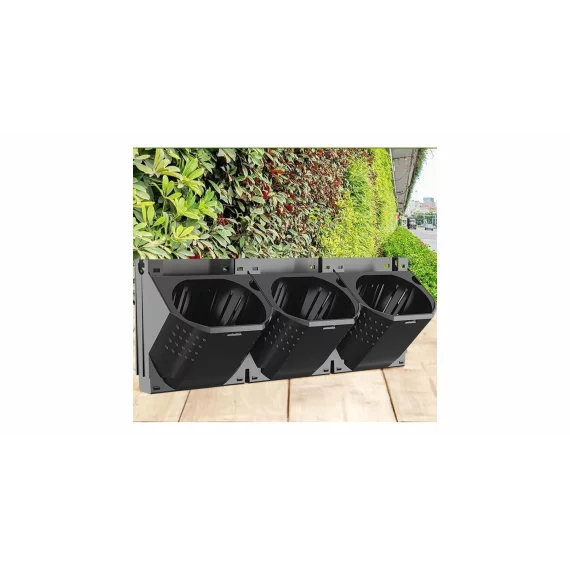 Decor wall plastic flower pot