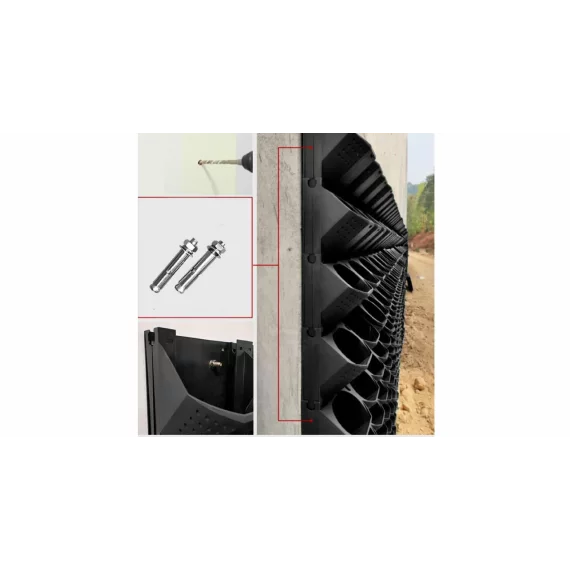 Decor wall plastic flower pot