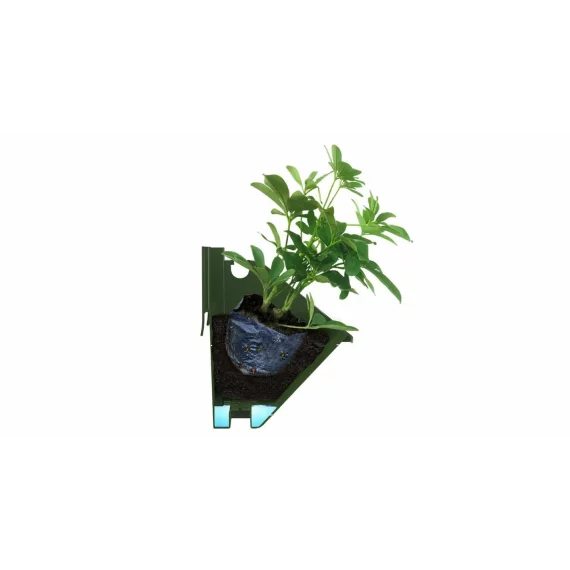 Wallnet wall plastic flower pot