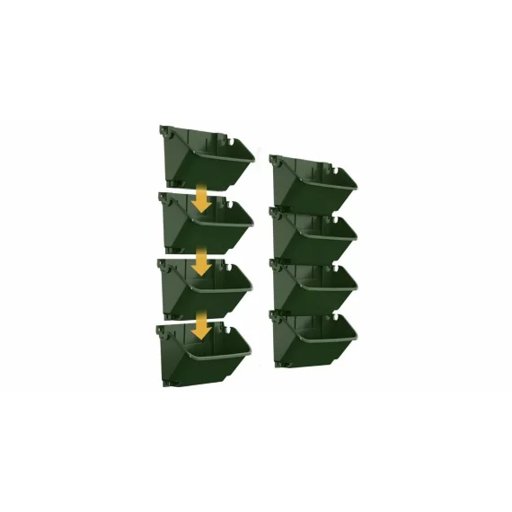 Wallnet wall plastic flower pot