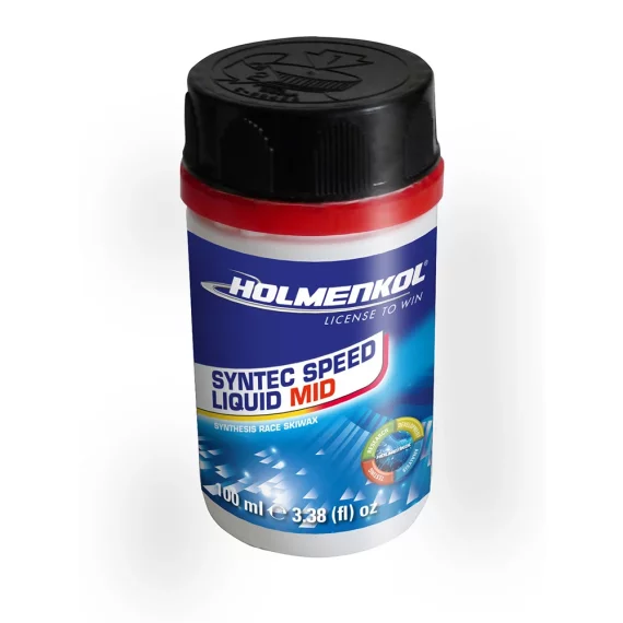 Ceara acceleratoare de cursa, Holmenkol Syntec Speed Liquid MID HF, temperatura zapada -6 si -12 grade C, 100ml